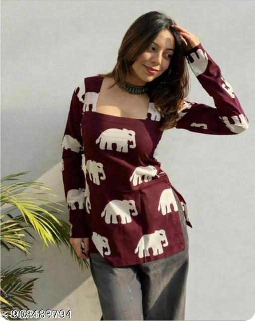 Trendy Hot Short Kurti by Brown Elephant Design