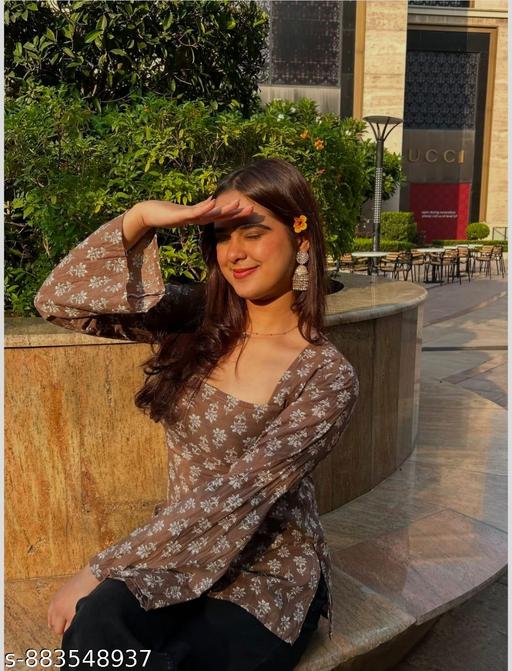 Beautiful trendy hot short  kurti