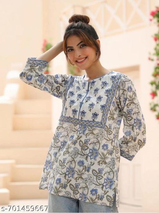 Premium Printed Short Kurti