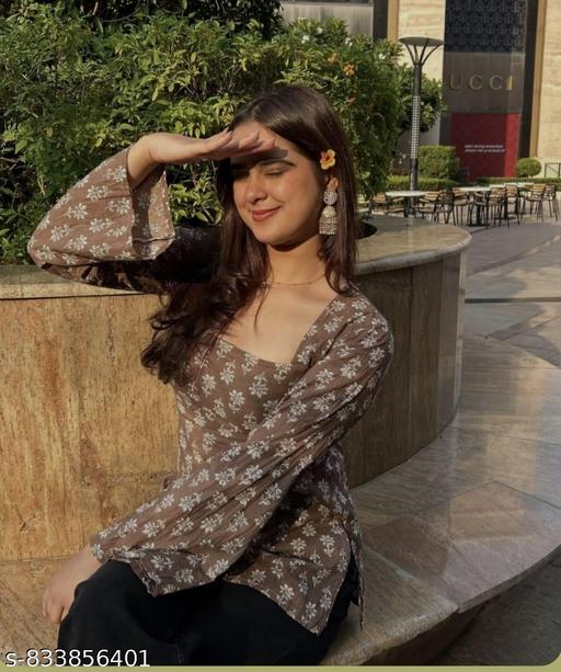 Printed Rayon Kurti /Trendy Women’s Wear/ College Were kurti/ Daily were Outfit